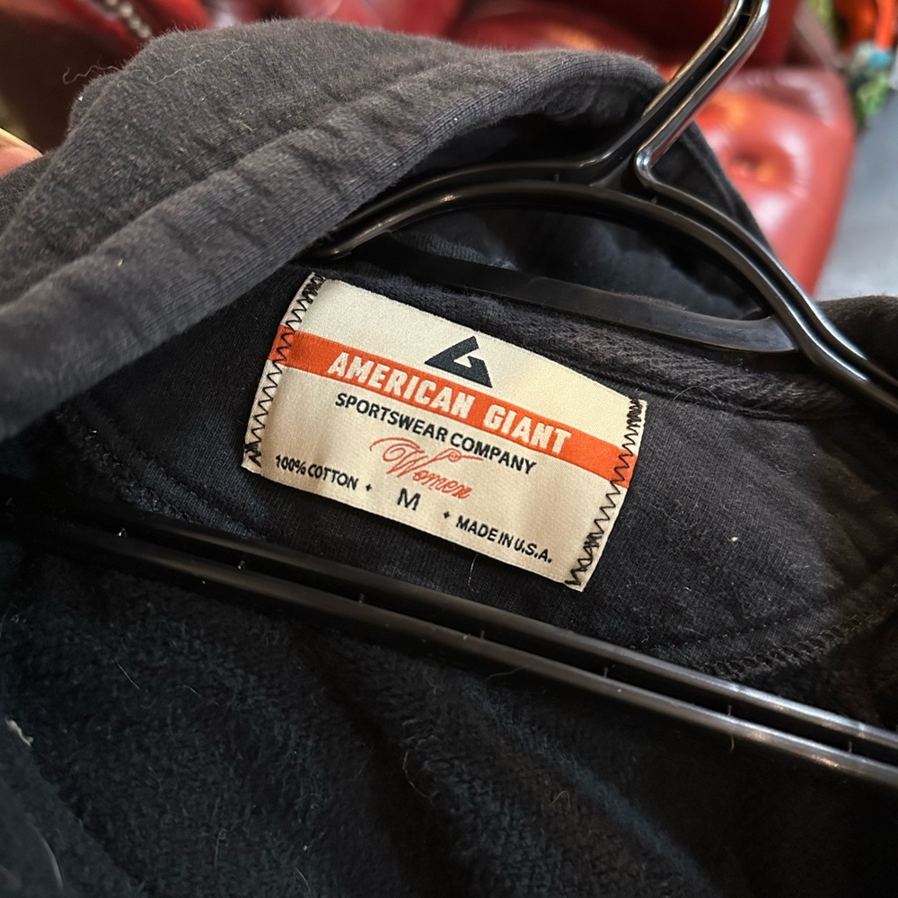 American Giant Black Hoodie